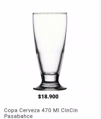 Vaso cervecero x12
