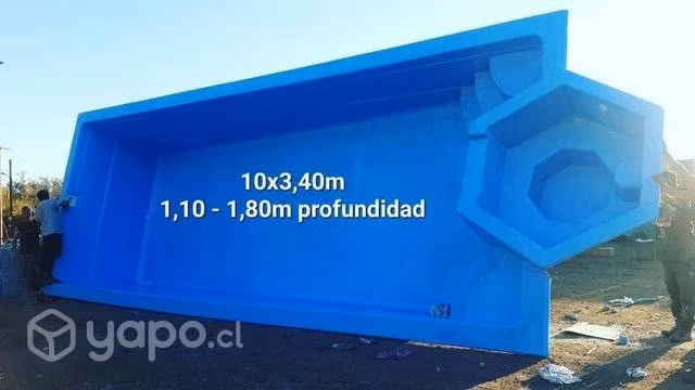 Piscinas de fibra de vidrio