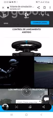 volante simulador logitech g923 - Imagen 5