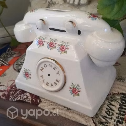 Antiguo telefono alcancia inglés - Imagen 3