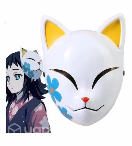 Mascara Kimetsu No Yaiba Demon Slayer Con Luces