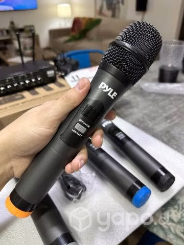 4 microfonos inalambricos traidos de EE.UU