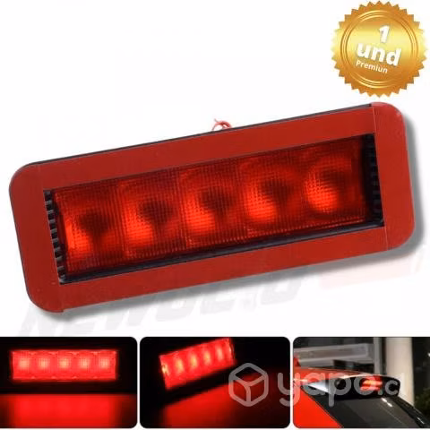Tercera Luz Freno Universal Adhesivo 5 Led Auto 12