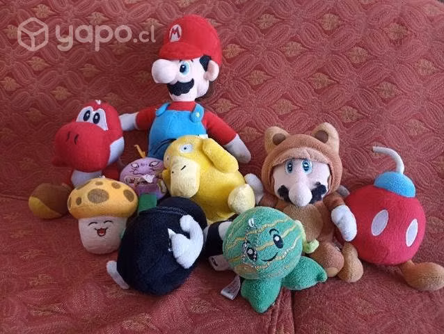 Lote de peluches de Mario bros