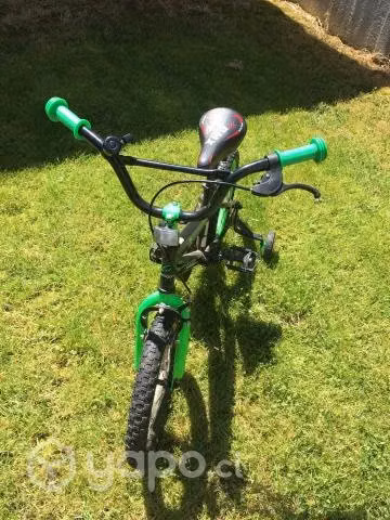 Bicicleta con rueditas