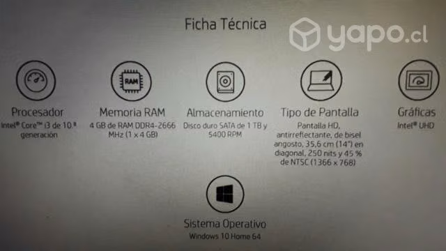 Laptop hp 240 g8 core i3