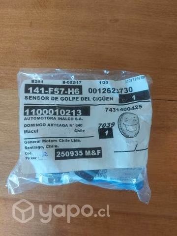 Sensor de detonación chevrolet