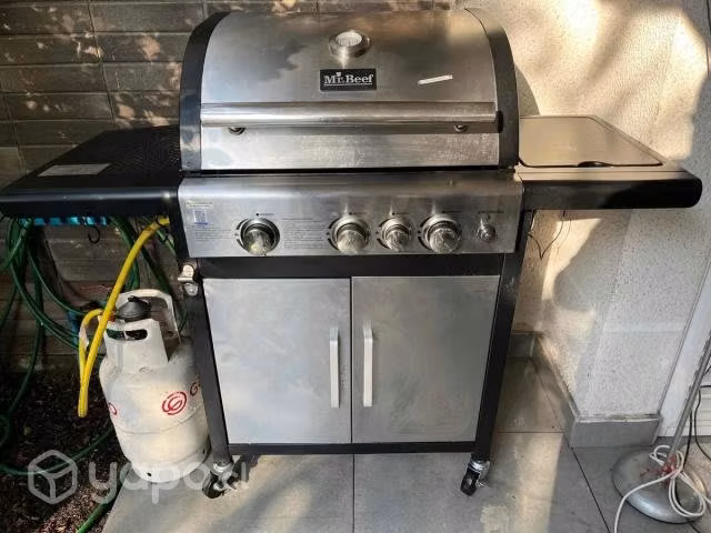 Parrilla A Gas - Mr Beef - 3 Quemadores