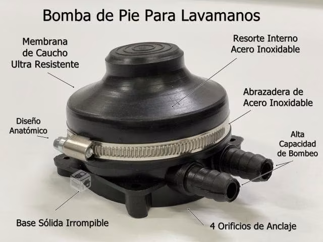 Bomba de pie lavamanos Importada
