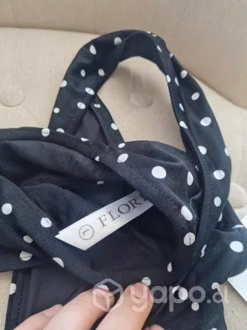Traje de baño flores dots nuevo L - Imagen 4