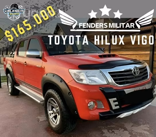 Fenders militar toyota hilux vigo