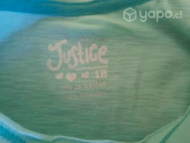 Polera Justice original nueva