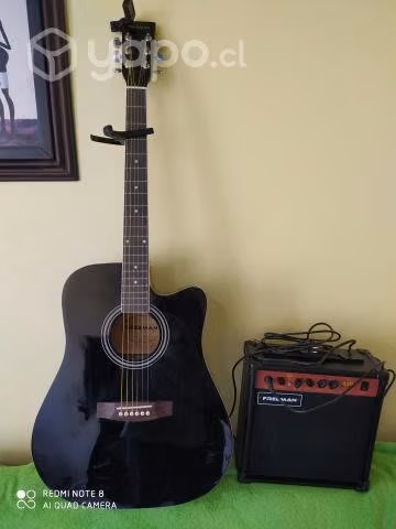 guitarra con parlante marca FREEMAN - Imagen 3
