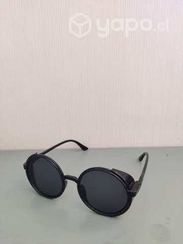 Lentes de Sol Negros Redondos - Imagen 2