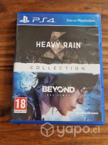 Heavy rain + Beyond dos almas collection ps4