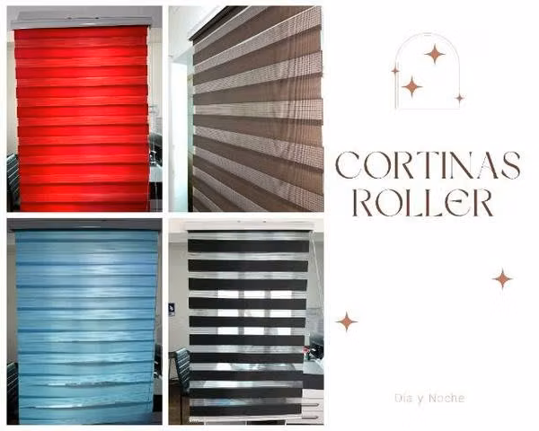 cortinas roller día y noche al mejor precio