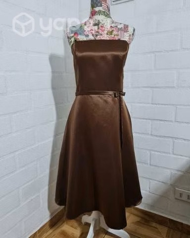Vestido color cafe