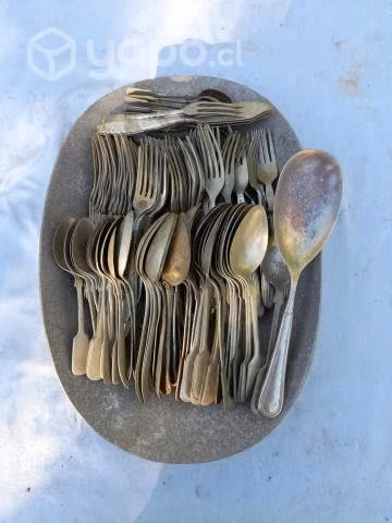 Cucharas y tenedores de plaque - Imagen 2