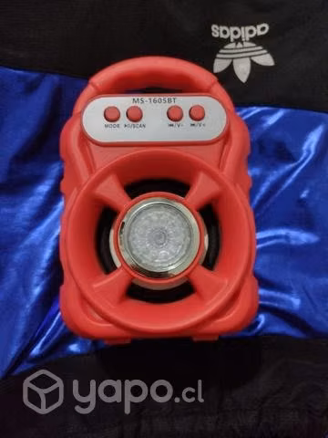 Parlante bluetooth rojo - Imagen 2