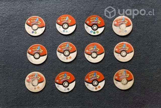 Pokémon Tazos 2 Evercrisp (originales)