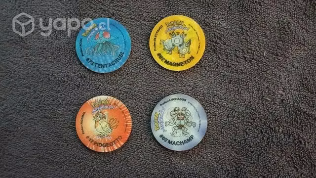 Pokémon Tazos 2 Evercrisp (originales)
