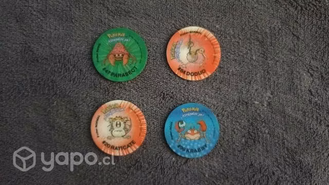 Pokémon Tazos 2 Evercrisp (originales)