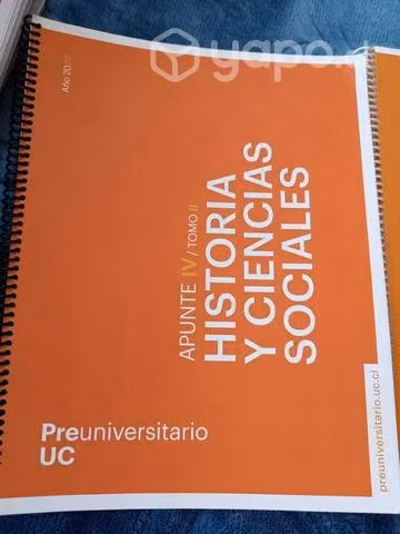 Libros PAES de Historia de Preuniversitario UC
