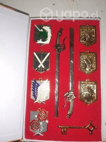 Set accesorios shingeki coleccionables