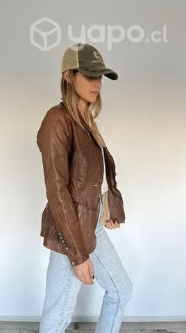 Chaqueta cuero verdadero real