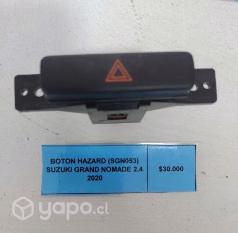 Boton Hazard (SGN053) Suzuki Grand Nomade 2.4 202