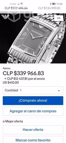 Reloj original emporio armani