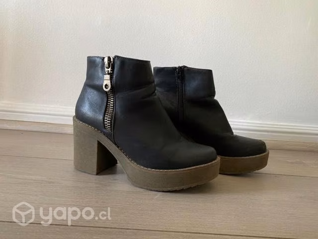 Zapatos Negros Taco Cmoran