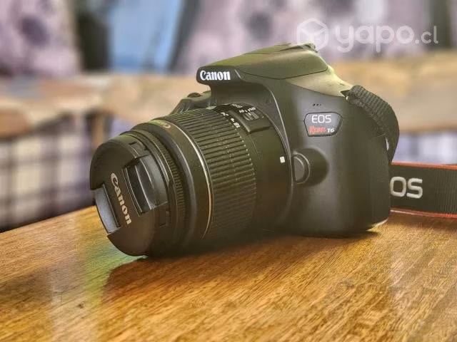 Camara canon t6 impecable + lente zoom