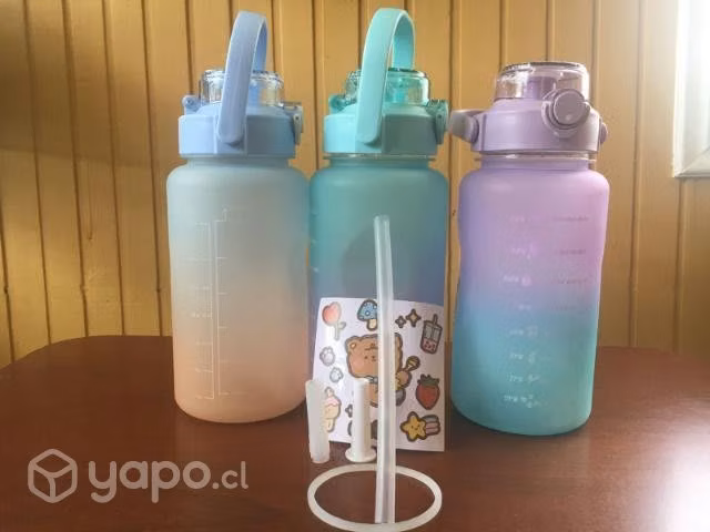 Botellas motivacionales de 1.5 lts
