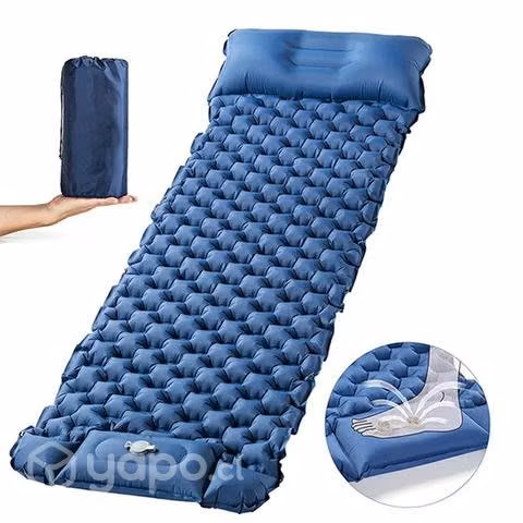Colchoneta Inflable Ultra Ligera Camping Sin Bomba
