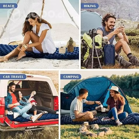 Colchoneta Inflable Ultra Ligera Camping Sin Bomba