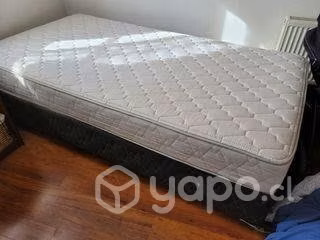Cama Rosen Ergo T / 1.5 Plazas + velador