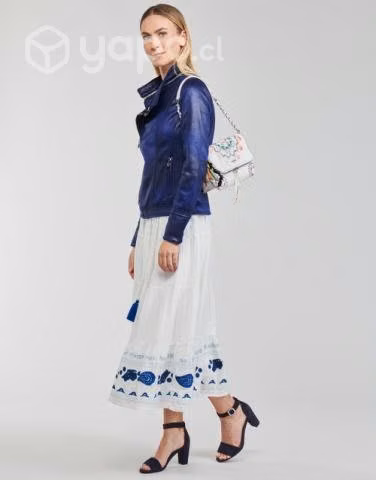 Chaqueta desigual broward azul - Imagen 5