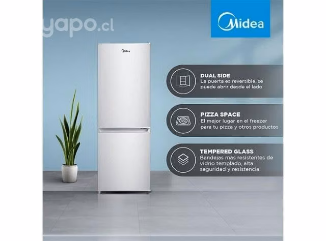 Refrigerador midea bottom freezer mrfi-1700s234rn