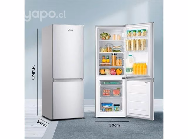 Refrigerador midea bottom freezer mrfi-1700s234rn