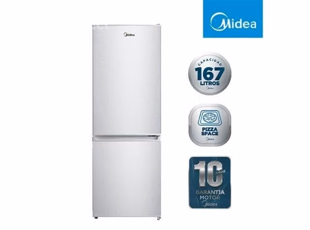 Refrigerador midea bottom freezer mrfi-1700s234rn
