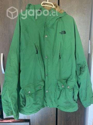 Parka verde TNF talla L - Imagen 2