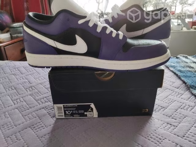 Jordan 1 low court purple black - Imagen 2