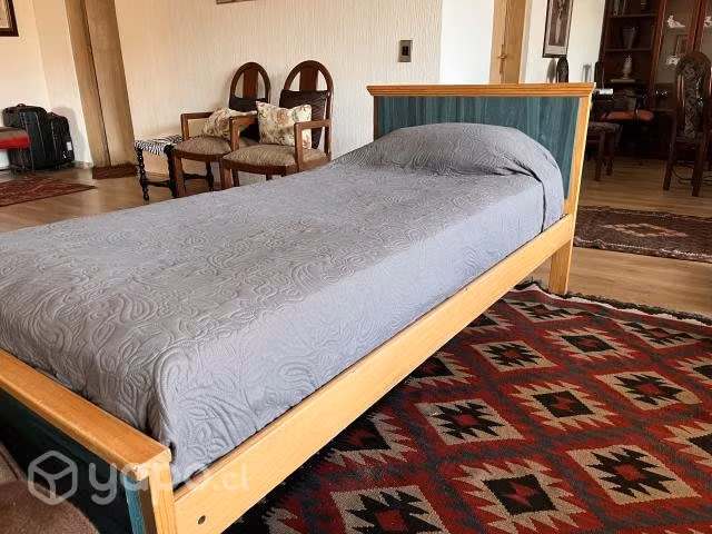 Juego dormitorio 2 camas + velador + armario + esc