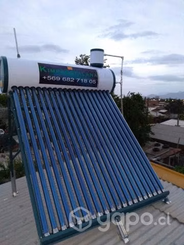 Termo solar presurizado 200 lt 4 personas instalad