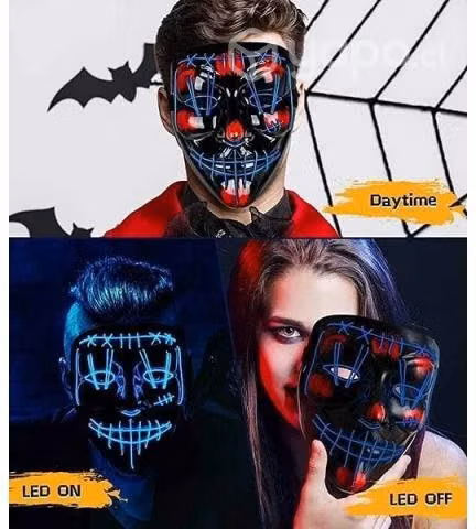 Resplandor Máscara Led