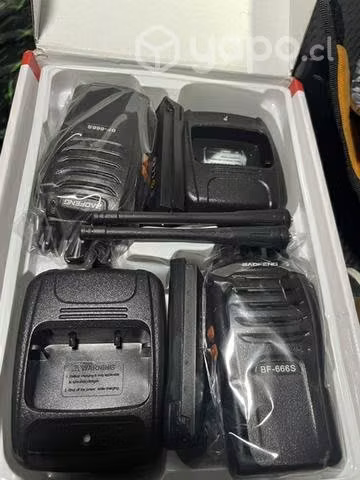 Equipos Uhf portátil con led completas Baofeng