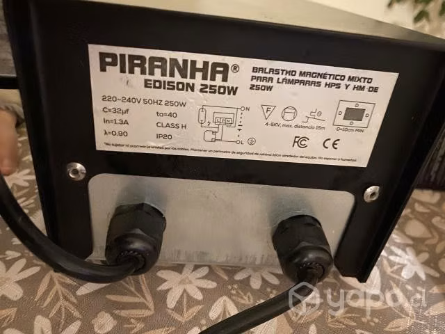 Kit iluminacion Piranha 250W