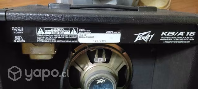 Amplificador Peavey Guitarra / Teclado KB/A 15