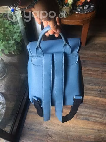 Linda Mochila celeste opaco